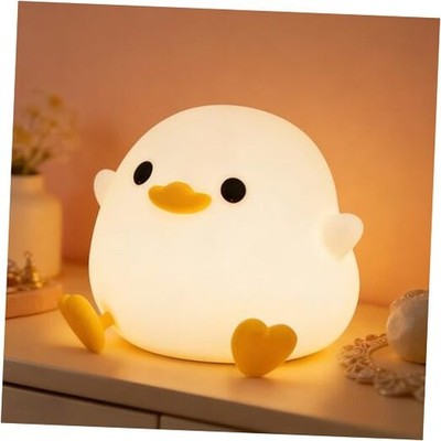 Duck Night Light, Cute DoDo Duck Lamp, Squishy Silicone Dimmable Do Do Duck