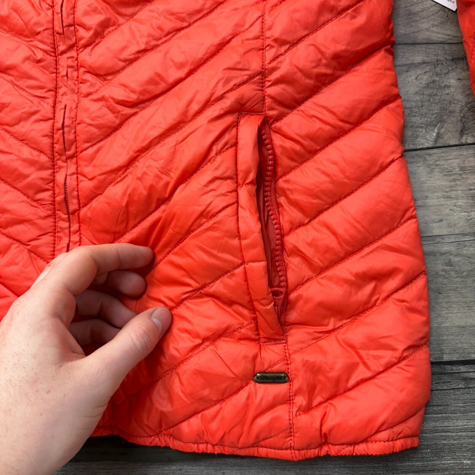 Wrangler Reversible Down Puffer Jacket Hiking Wal… - image 4