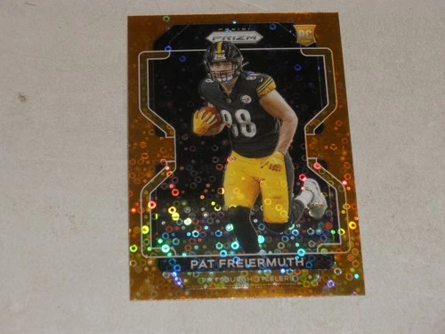 2021 Panini Prizm Orange Disco Prizm #362 Pat Freiermuth Rookie RC