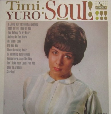 Timi Yuro.  Soul . USA Mono  Album   Liberty  LRP 3212 .  VG+