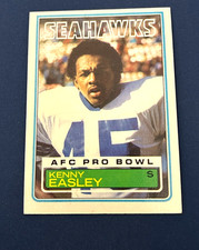 1983 Topps Football Kenny Easley Rookie Card #384 Set Break NM. rookie card picture