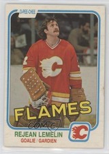 1981-82 O-Pee-Chee Reggie Lemelin #44 e6j