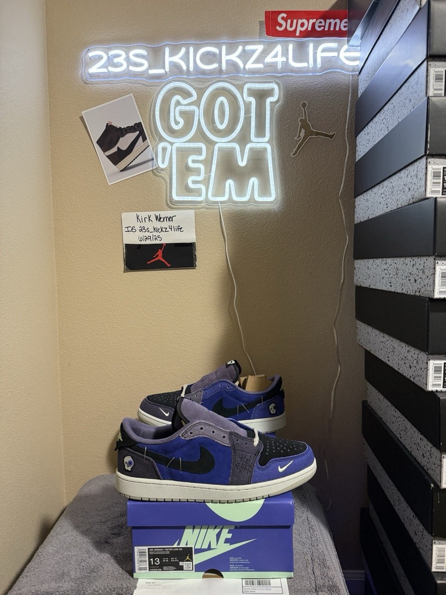 Brand new Air Jordan Zion Voodoo Jordan 1 low OG size 13  display picture 1