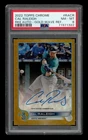 2022 Topps Chrome RC Gold Wave Refractor: Cal Raleigh Auto /50 PSA 8 NM-MT
