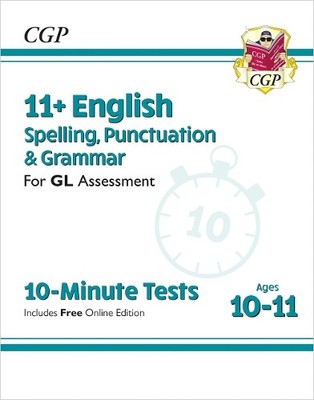 CGP Books 11+ GL 10-Minute Tests: English Spelling, Punctu (Mixed Media Product)