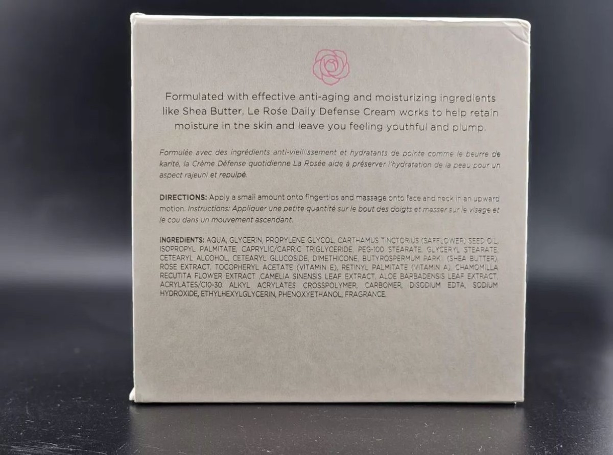 Pearl de Flore Le Rose Daily Defense Cream, New- 1.76oz/50g | eBay