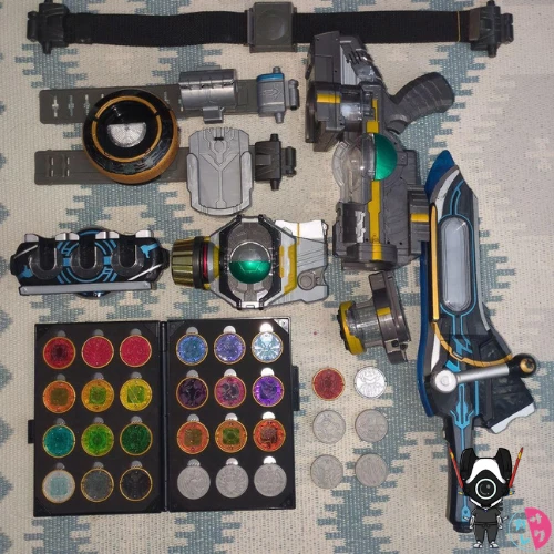 Kamen Rider OOO DX OOO Driver O Scanner Medal Holder O-Medals Weapon Lot Figure photo 1