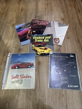 1989 Pontiac Firebird TransAm 20th Anniversary Trans Am Dealer Brochure LOT