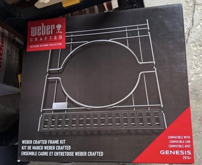 Weber Crafted Frame Kit Smoke Spirit 200 & 300 Series Stainless Steel 7678 NEW