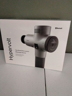 HyperIce-Hypervolt BT Bluetooth Percussion Massage Device-Silver New & Sealed! 