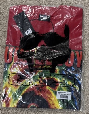 $uicideboy$ G59 2023 FWC Hurricane T-Shirt Red Size Large OOP NWT Sealed