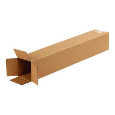 Shipping Boxes 4x4x24 Inches Pack of 25 Corrugated Moving Packing Storage Boxes