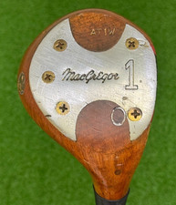 MacGregor Golf AT1W Tommy Armour Persimmon Driver Right Handed Steel Stiff Club