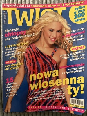 Twist 4/2002 Shakira Josh Hartnett Pink Beyoncé Brittany Murphy Eminem Depeche