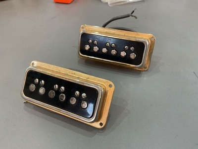 Gitarren-Pickup DeArmond Hergestellt in den USA 1950er Jahren Goldfarben