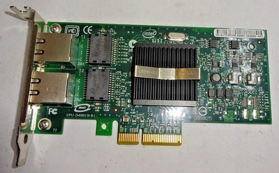 INTEL CPU-D49919(B) 2 PORT PCI-e Low Profil NETZWERK Interface Card #GK12355