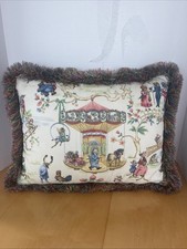 Decorative Pillow Carousel Scene With Animal ...