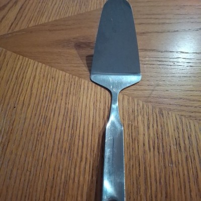 INOX Edelstahl RostFrei Cake Pie Server Stainless Steel 18/8 Edge Hanging Loop