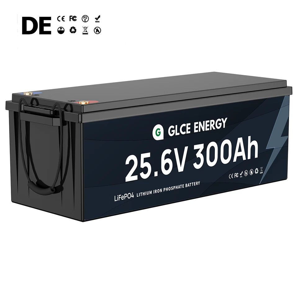 GLCE ENERGY GLCE ENERG 24V 300Ah LiFePO4 Lithium Battery 6000 Cycle 24V For RV