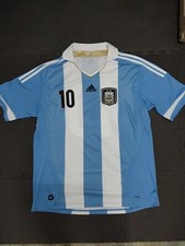 Argentina 2011 2013 adidas football shirt soccer jersey XL V32111 #10 Messi