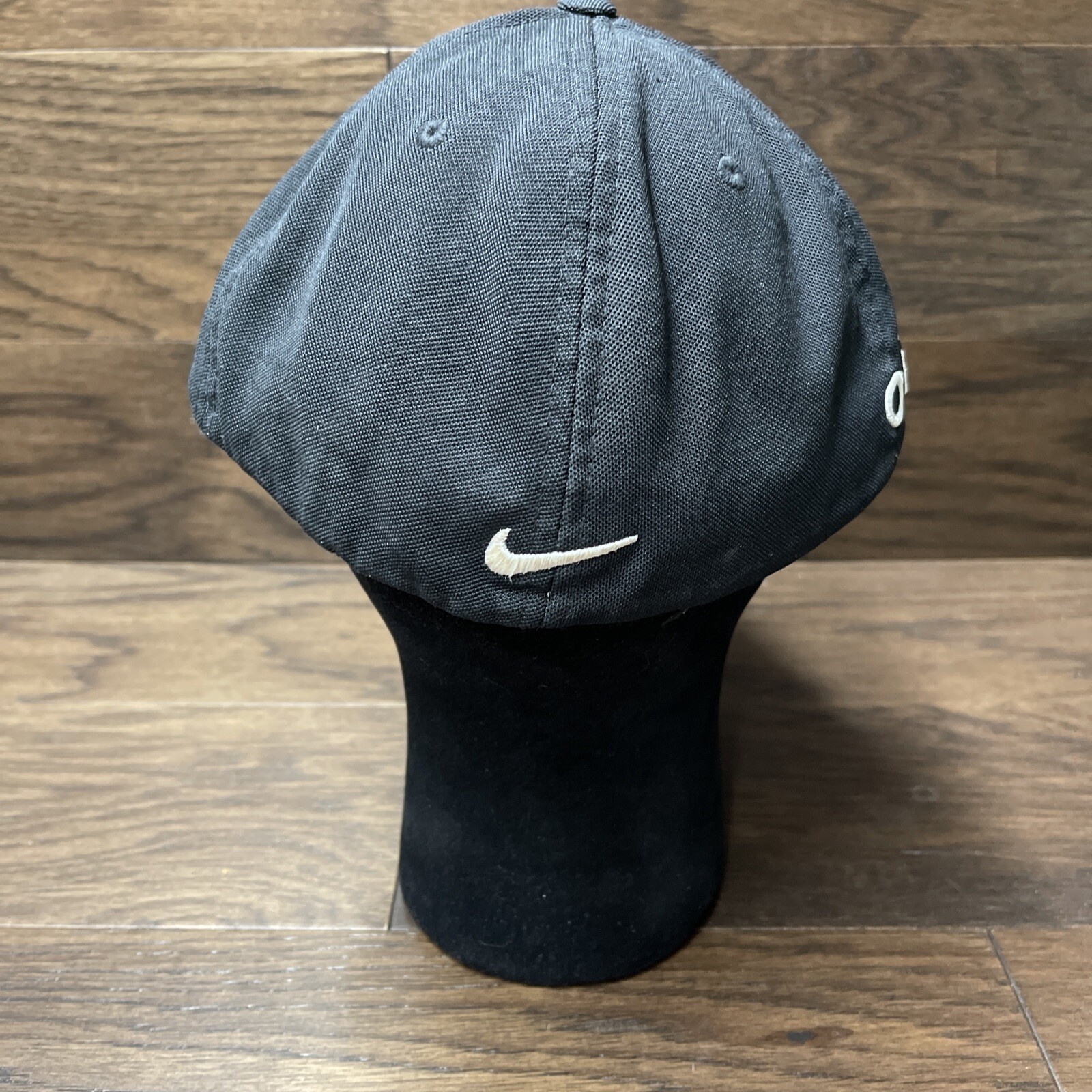 Nike Hat Cap Fitted Adult One Size Black White Tiger Woods Golf Casual Mens image 3