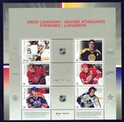 Canada sc#2941 Hockey : Great Canadian Forwards, Pane of 6, Mint-NH