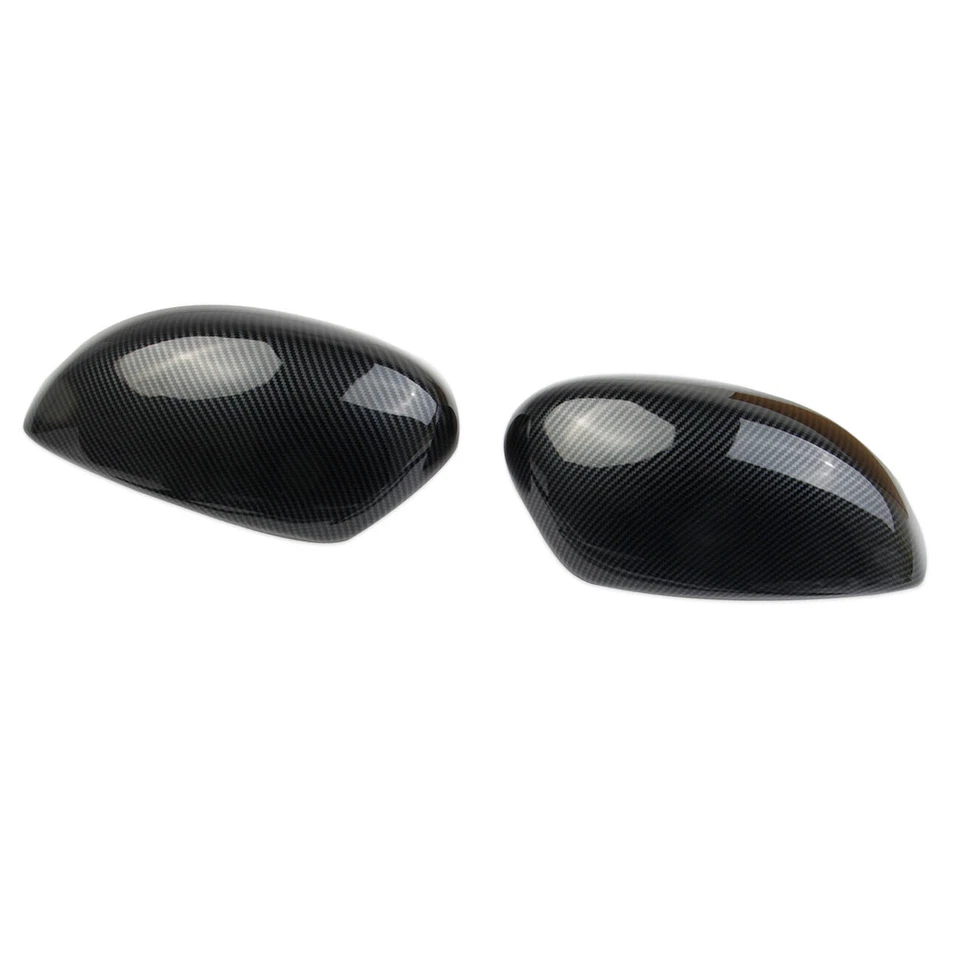 Carbon Fiber Style Side Rearview Mirror Guard Cover Trim For Chrysler Pacifica - Image 3 of 4