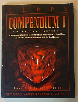 Gurps Compendium 1 Character Creation by Sean Punch - Steve Jackson Games