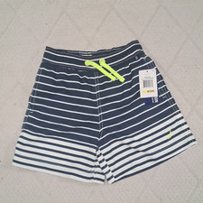 Nautica Boys Board Shorts Swim Trunks Medium M 5 6 Surf Swimwear Blue