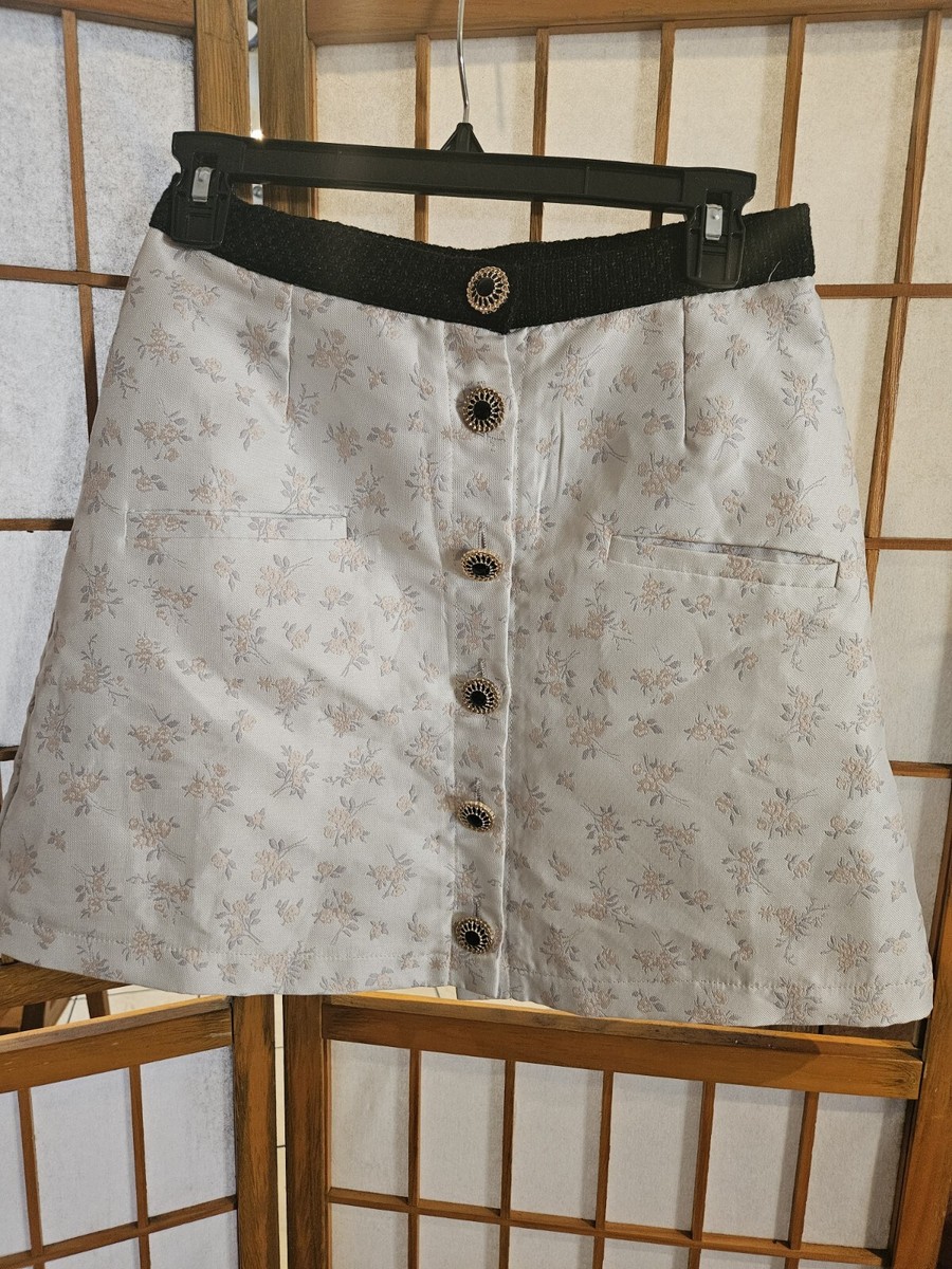 Sister Jane Jacquard Floret Skirt Size Medium View 4