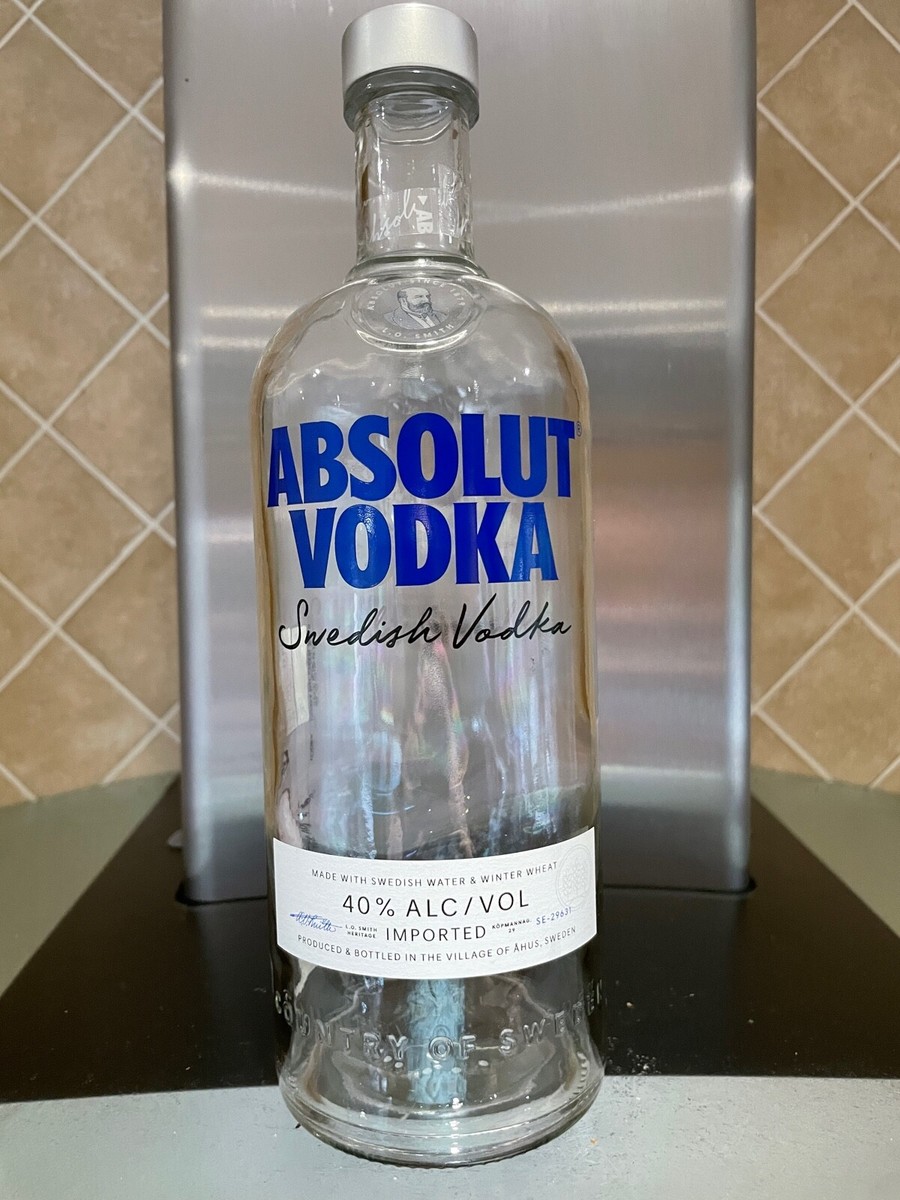 レアABSOLUT VODKA TRAVELER’S EXCLUSIVE 1L ABSOLUT Vodka - Empty 1 Litre Bottle | eBay