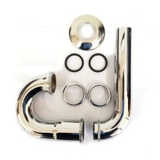 17 Gauge 1-1/4 " x 1-1/4 " Chrome Plated Brass Tubular P-Trap -4402801