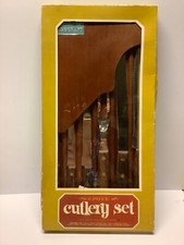 Vintage NOS Washington Stainless Steel 6 Piece Mid-Century Knife Set Made In USA