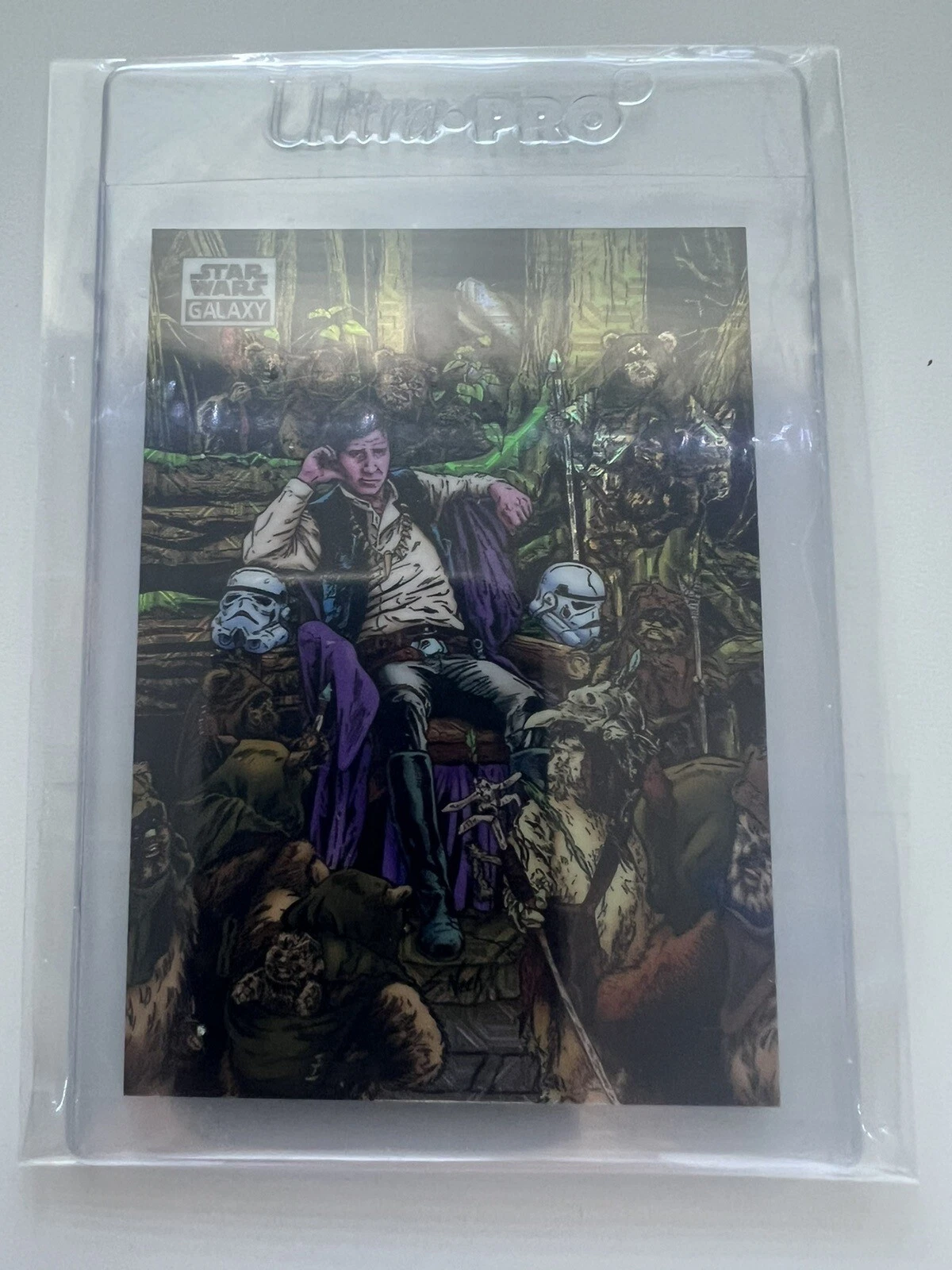 2021 Topps Chrome Star Wars Galaxy #33 New Friends Mojo REFRACTOR 02/50