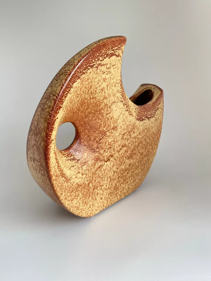 Keramik Vase Italy Roberto Rigon Bertoncello Ceramiche D‘ Arte Schiavon 975 . - Bild 4 von 4