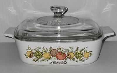 Spice Of Life; CorningWare, Casserole Dish, ''L'Echalote''  A-1-B  1 Quart