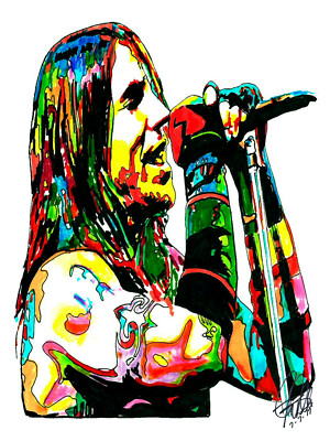 Anthony Kiedis Red Hot Chili Peppers Rock Music Poster Print Wall Art 8.5x11