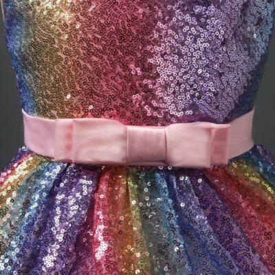 Luxury rainbow sparky multi layer birthday wedding dress 5007 | eBay