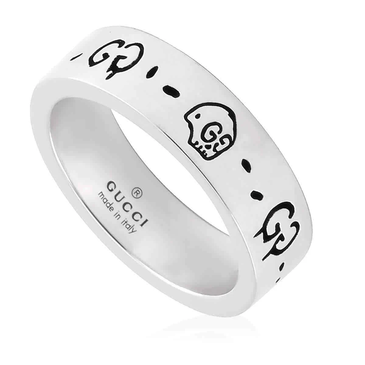 Gucci ghost ring in silver online
