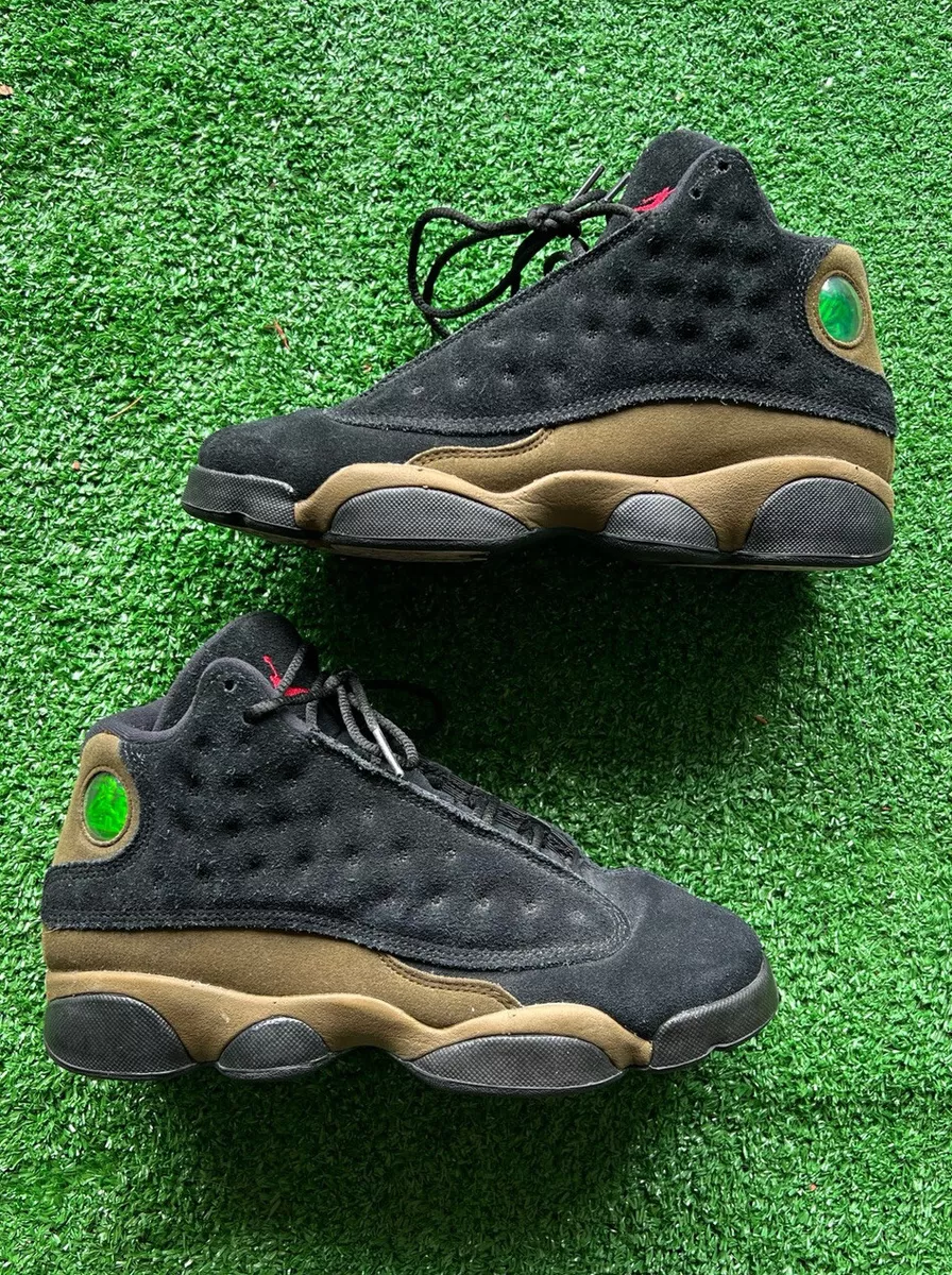 Olive green clearance jordans grade school