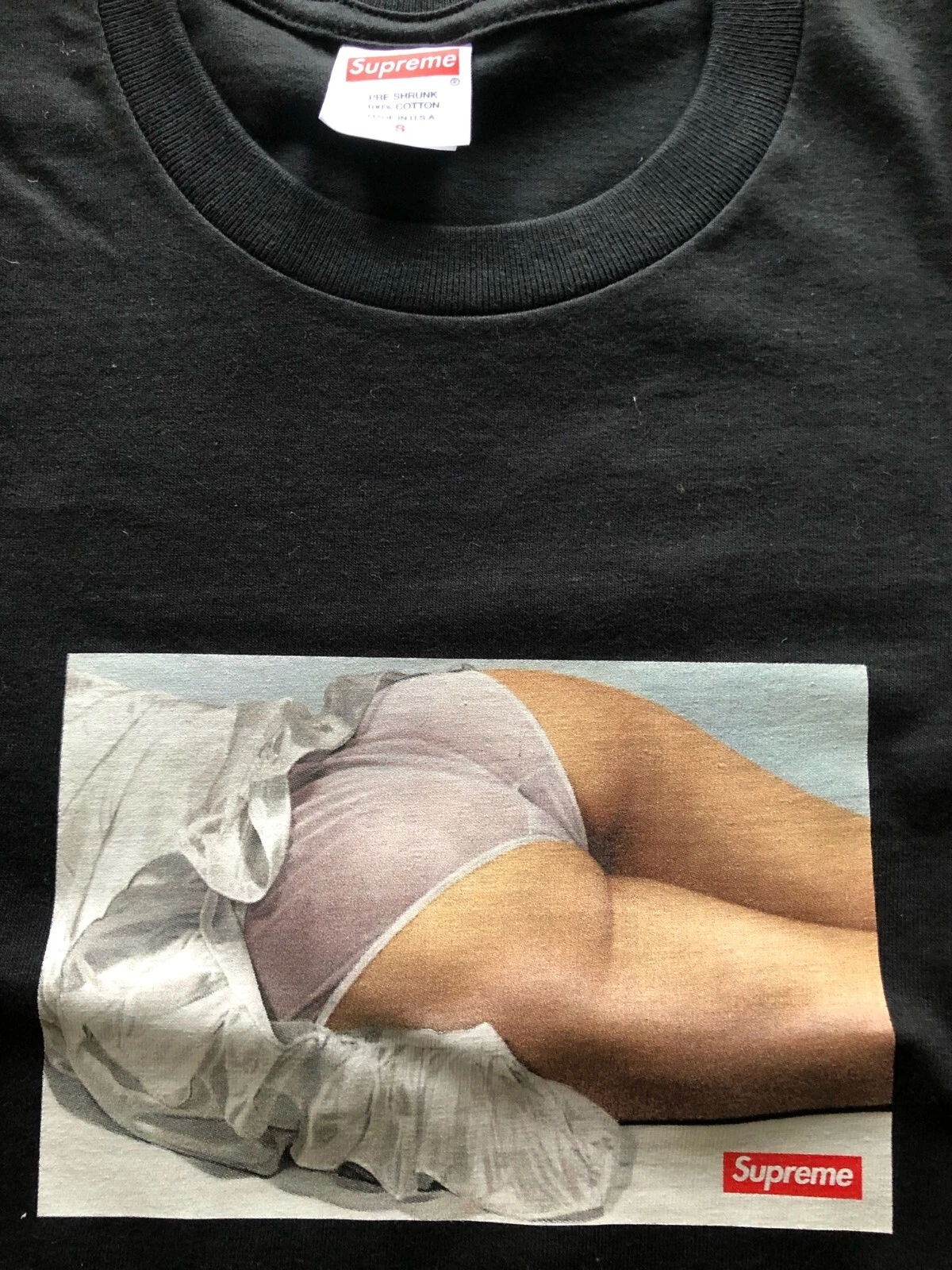 T shirt Supreme Homme Petit Noir Maude Graphique Neuf Authentique