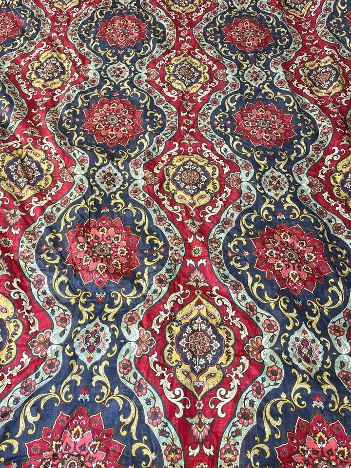 Nina Home By Nina Campbell Paisley Mandala Reversible Queen Comforter Set floral - Image 2 of 4