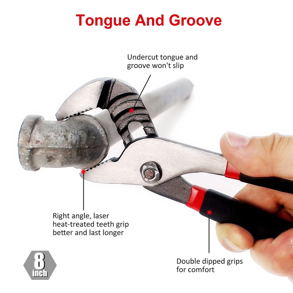 7pcs. Pliers and Wrench Set Craftsman Hand Tools Linesman Hardened