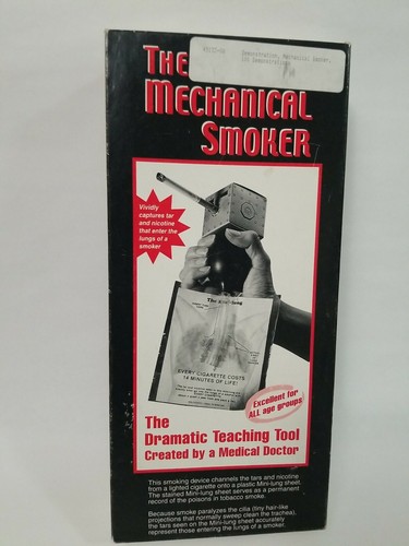 Vintage HEALTH EDCO  - THE MECHANICAL SMOKER, The Dramatic Teaching Tool, PARTS!