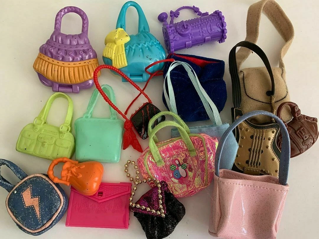 Bratz Girlz Girl Doll Size 17 Bags Purses Backpacks Accessory Lot