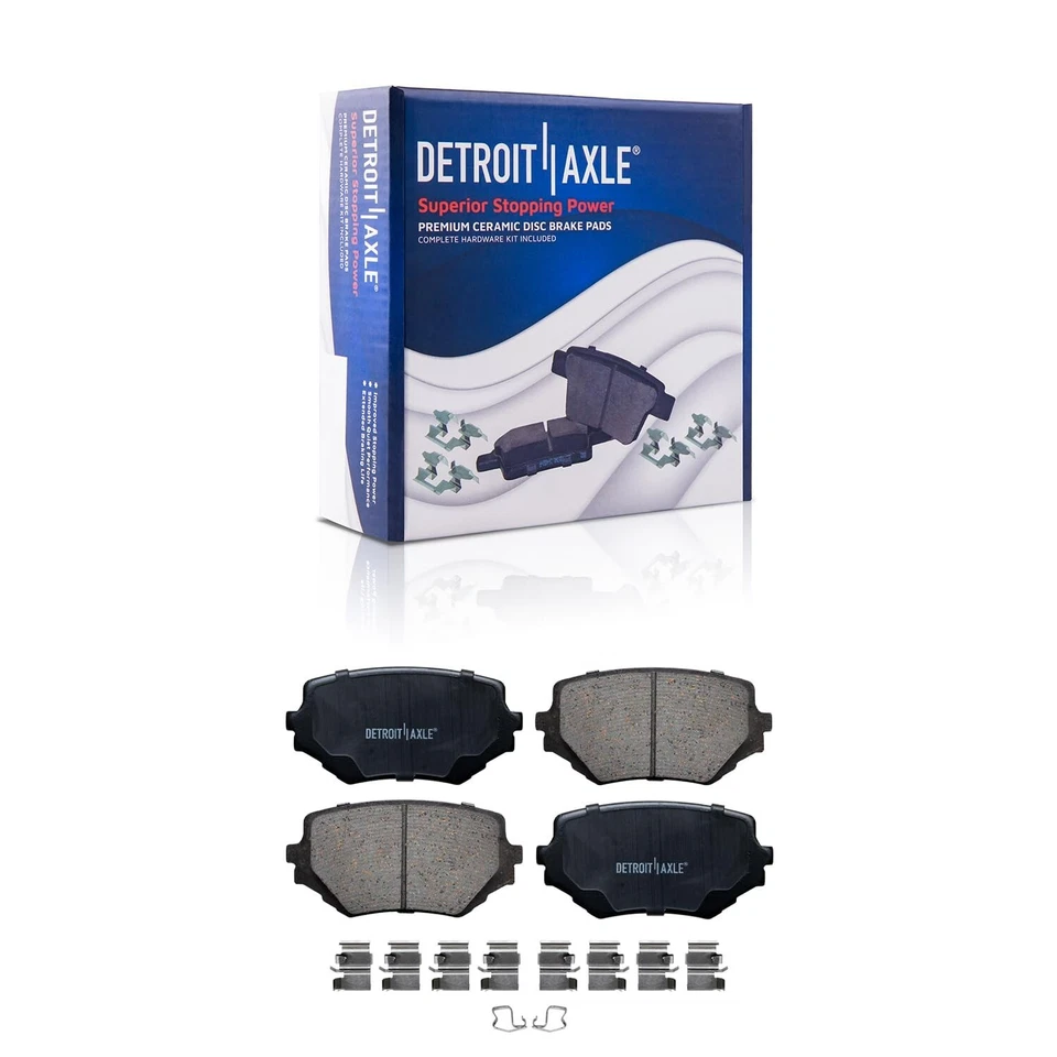 Front Disc Brake Rotors & Ceramic Brake Pads for 1999 - 2004 Suzuki Grand Vitara - Image 4 of 4
