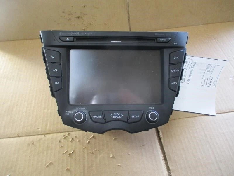 Hyundai Veloster 2012-2015 receptor de radio AM FM CD satélite OEM Foto 3 de 4