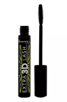 Rimmel Extra 3D Wimpern volumisierende Mascara schwarz verlängernde Wimpern