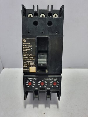 Westinghouse MCP532500C Motorschutzschalter 600 VAC 3 Pol 250 Ampere