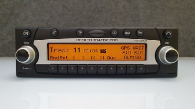 Becker Traffic Pro Vip Edition BE7822 High Speed CD Sat Nav Radio - Never Used